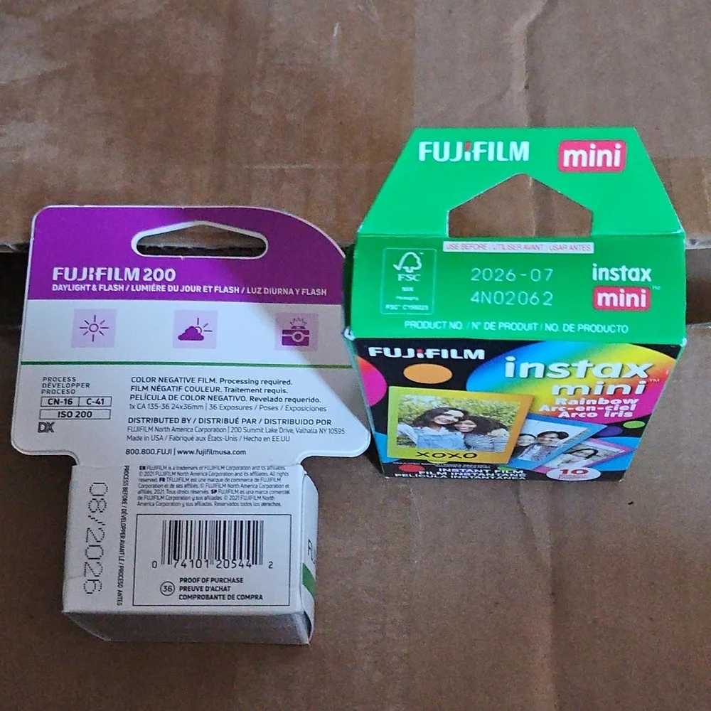Fujifilm Blue and Green 35mm Film for Film Photography